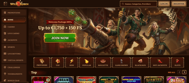 WildRobin casino betrouwbaar